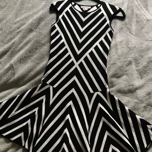Banana Republic chevron knit dress